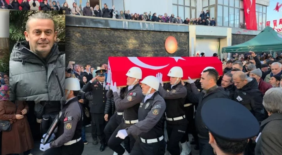 DEAŞ operasyonunda şehit olan polis memuru memleketi Düzce'de toprağa verildi