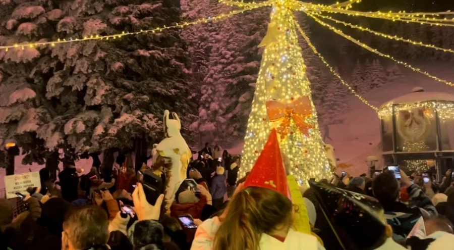 Uludağ'da 2026'ya coşkulu merhaba