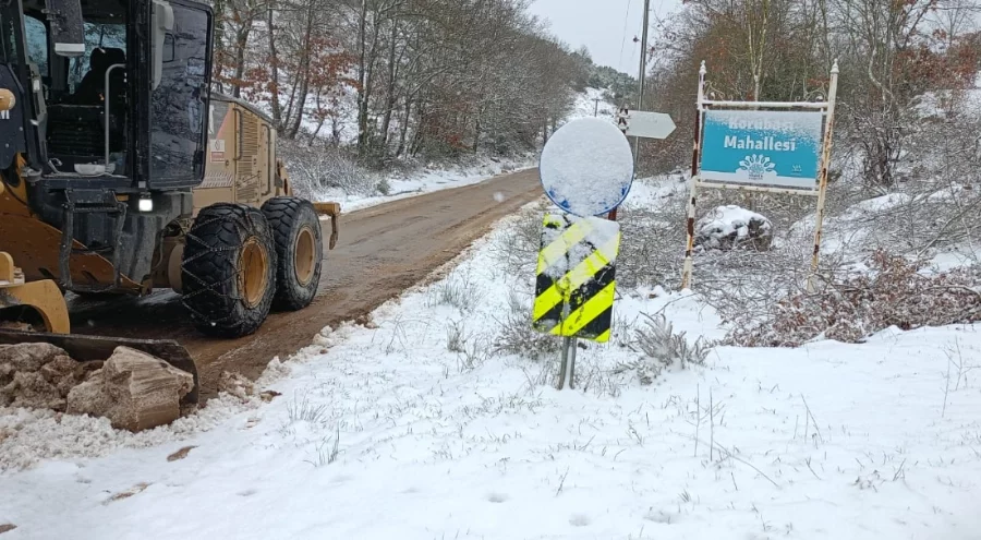 Nilüfer Belediyesi'nden kar yağışına karşı kesintisiz mesai