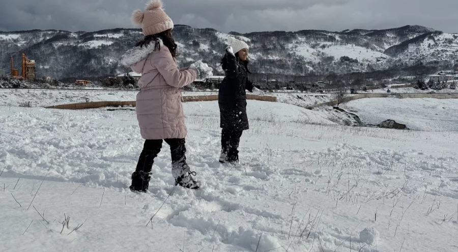 Bursa ve Yalova'da kar yağışı etkili oldu
