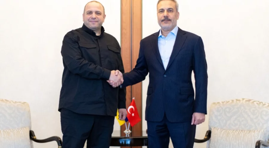 Ukrayna Güvenlik Konseyi Sekreteri Bakan Fidan ve MİT Başkanı Kalın'la görüştü