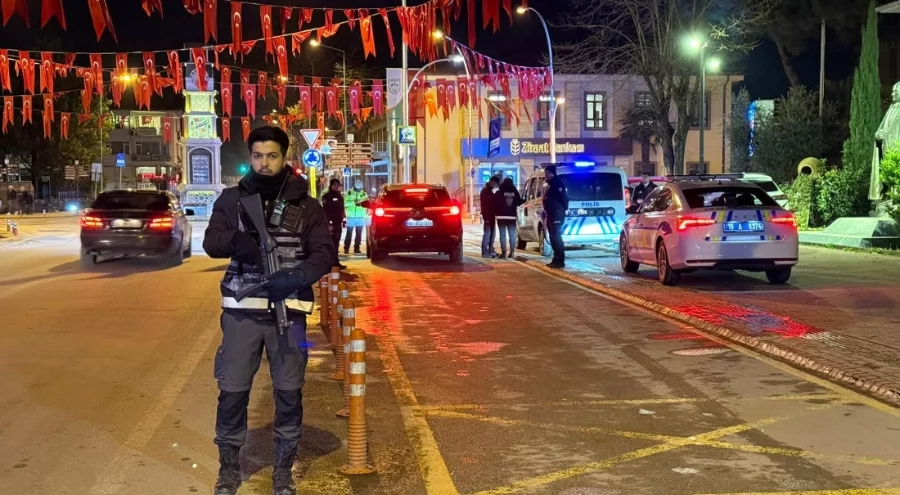 Bursa'da yılbaşı gecesi huzur ve güven uygulaması