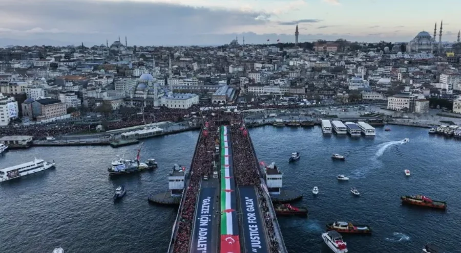 İstanbul'dan dünyaya Gazze mesajı!