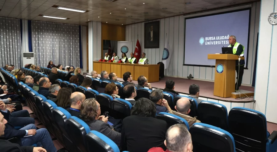 Bursa Uludağ Üniversitesi'ndeki birimlere İSG kurul eğitimleri verildi