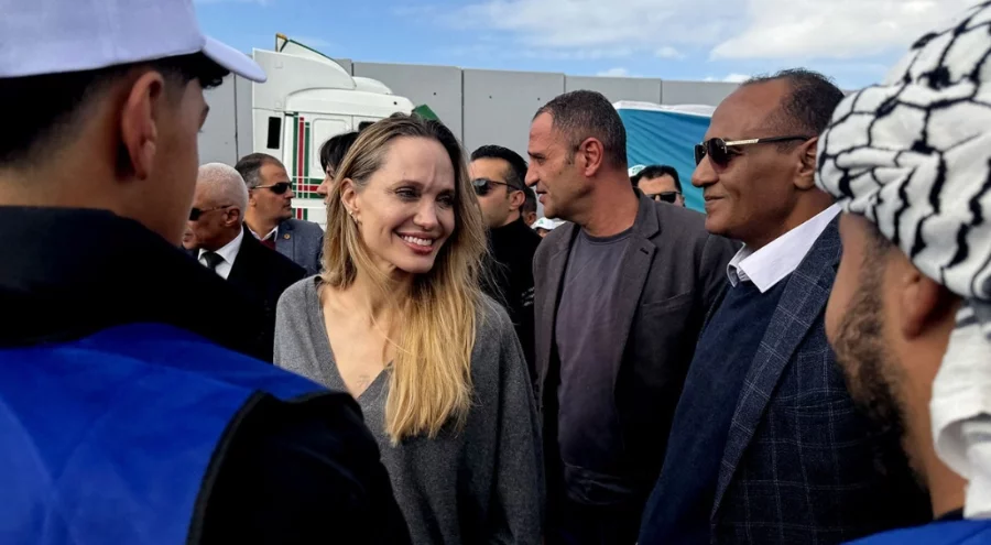 Angelina Jolie'den Gazze desteği