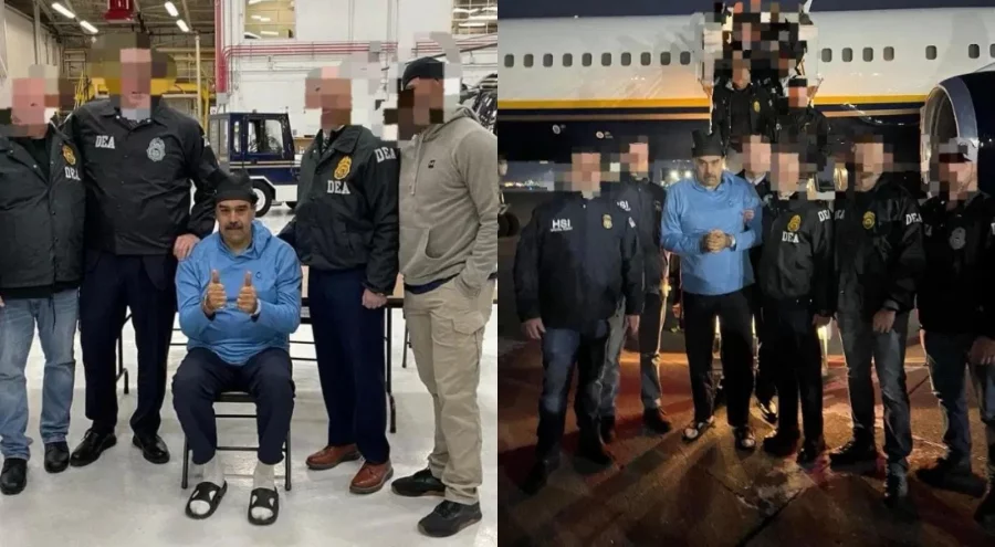 Maduro kelepçeli görüntülendi: Dünya bu kareleri konuşuyor!