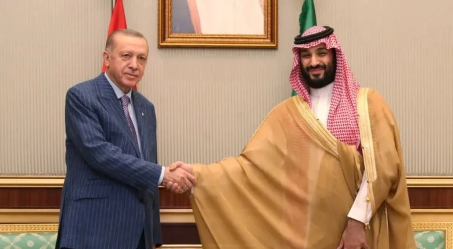 Cumhurbaşkanı Erdoğan, Suudi Arabistan Veliaht Prensi Selman ile görüştü