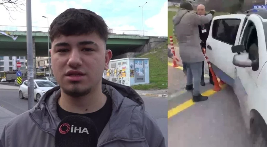 7'inci kez girdiği direksiyon sınavından da kalınca ortalığı birbirine kattı!