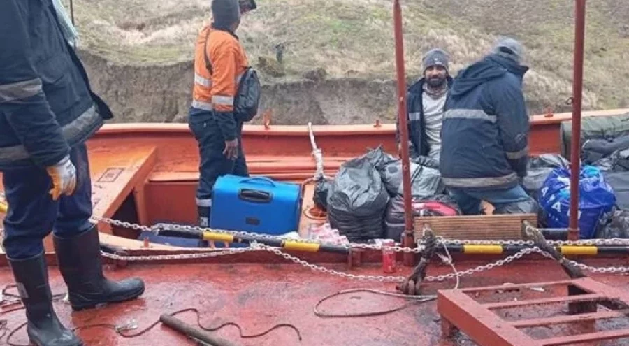 Türk gemisi Kerç Boğazı güneyinde karaya oturdu!