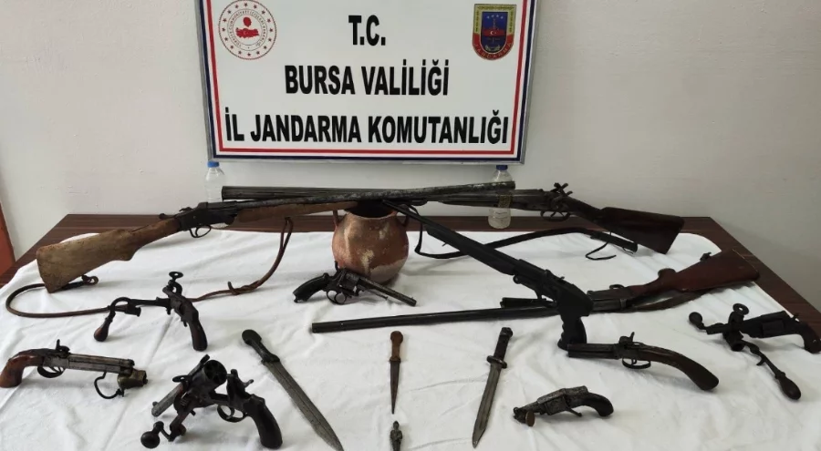 Bursa'da tarihi eser operasyonu: 1 zanlı yakalandı