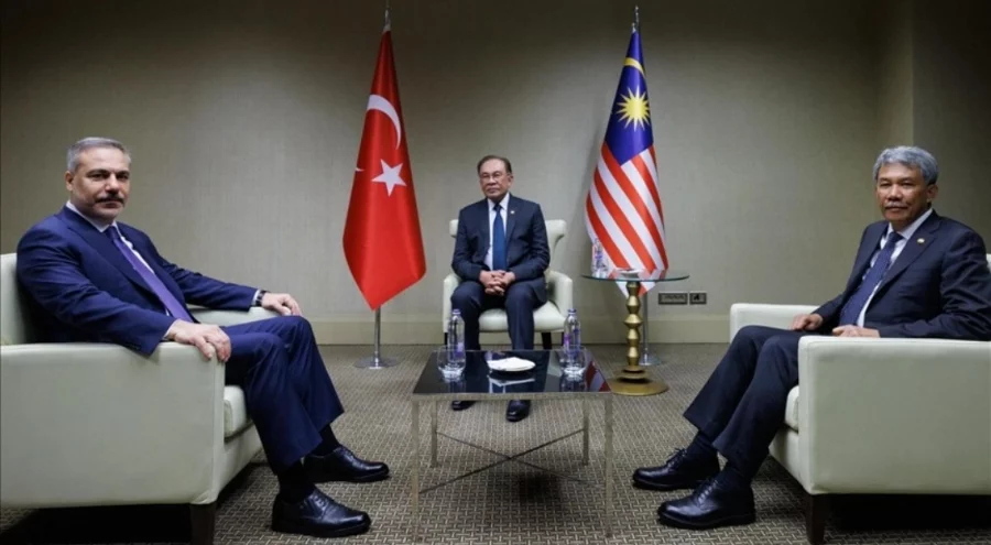 Bakan Fidan, Malezya Başbakanı ve Dışişleri Bakanı ile Ankara'da görüştü