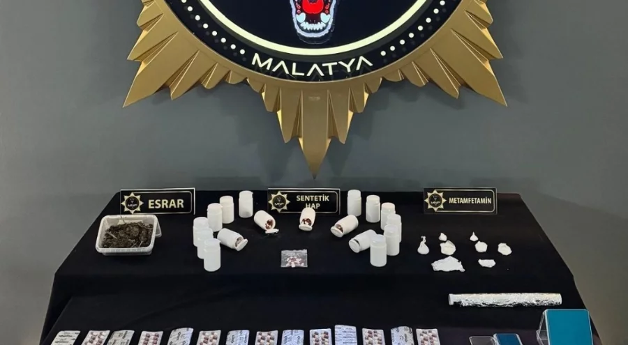 Malatya'da zehir tacirlerine  darbe: 13 tutuklama