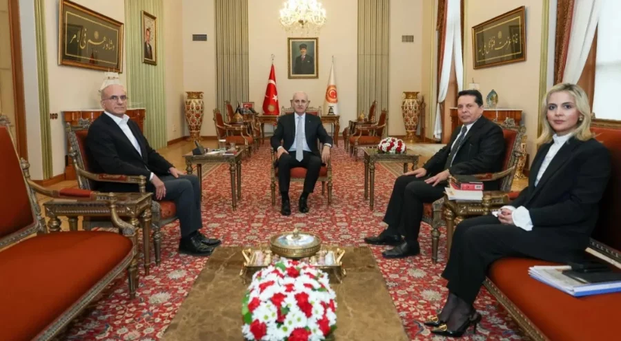 TBMM Başkanı Numan Kurtulmuş, Ahmet Özer ve Tekin Bingöl ile bir araya geldi
