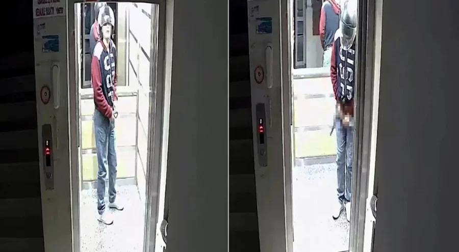 Asansöre idrarını yapıp kuşları çalmıştı: Tutuklandı!