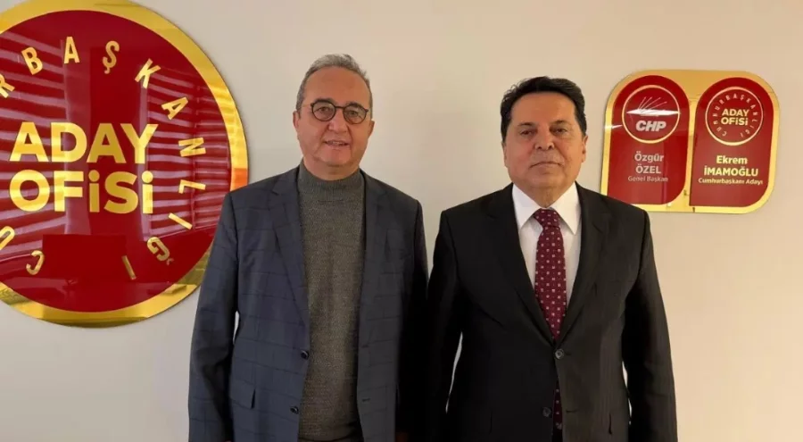 Ahmet Özer'den Ekrem İmamoğlu'nun Aday Ofisi'ne ziyaret