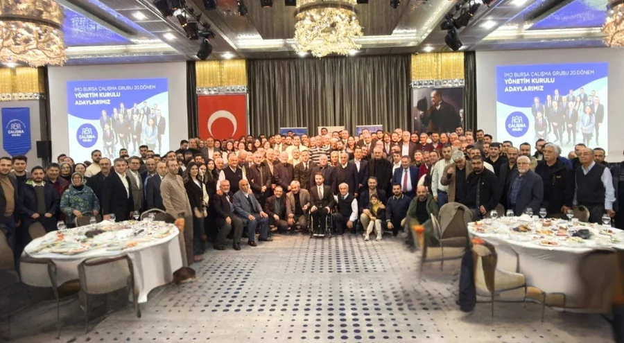 İMO Bursa Çalışma Grubu başkan adayı Serdar Atilla Erdem, proje ve yönetim kurulu adaylarını tanıttı