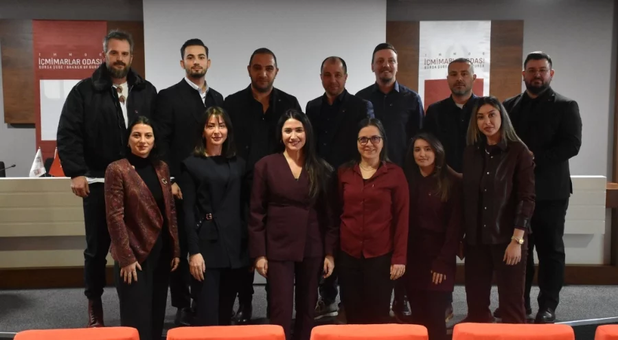 İçmimarlar Odası Bursa Şubesi'nde yeni dönem: Başkanlığa Nehir Özbey seçildi