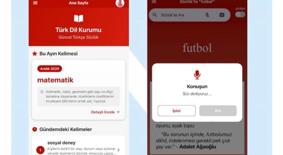 'Mobil Türkçe Sözlük Uygulaması' güncellendi