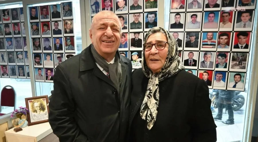 Zafer Partisi Genel Başkanı Ümit Özdağ'dan Pakize Akbaba'ya ziyaret