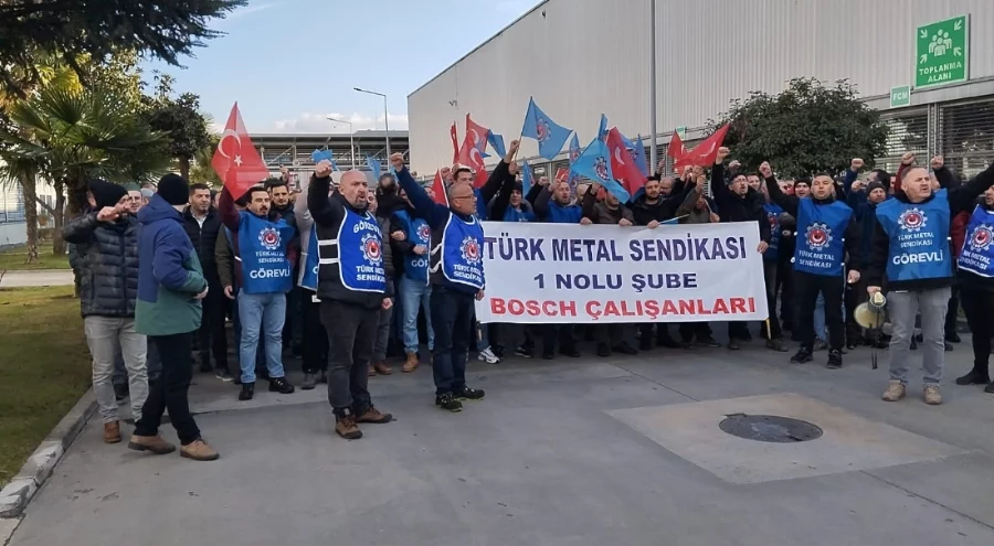 Bursa'da MESS görüşmeleri sonuçsuz kaldı, eylemler sürüyor