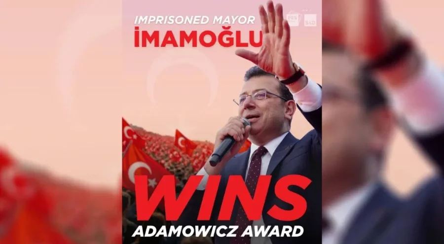Avrupa Bölgeler Komitesi'nden İmamoğlu'na ödül