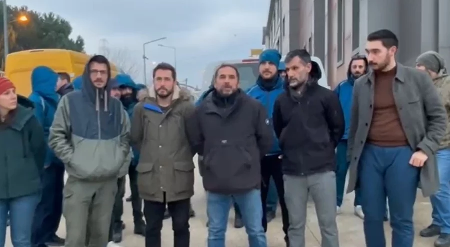 Bursa'da PTT'de işten çıkarmalara karşı eylem!
