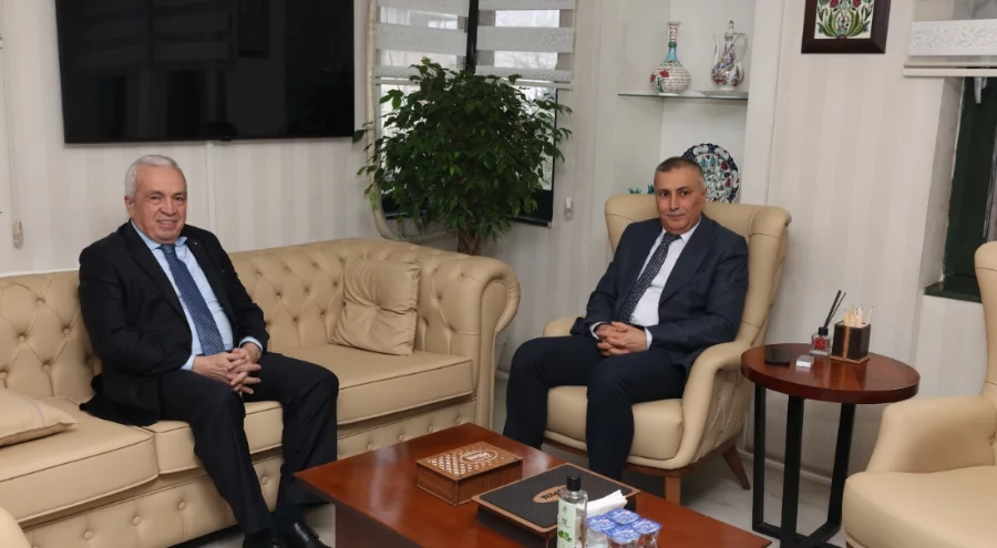 Nilüfer Belediye Başkanı Şadi Özdemir'den İl Milli Eğitim Müdürü Gürhan Çokgezer'e ziyaret