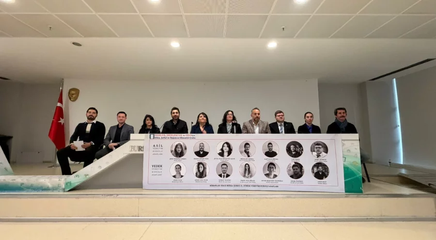 Etkin, Şeffaf ve Bağımsız Mimarlık Grubu'ndan 21. Dönem için adaylık açıklaması