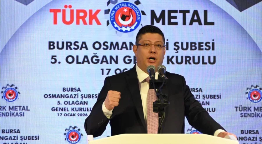 Türk Metal Başkanı Altundağ Bursa'da grev kararını duyurdu