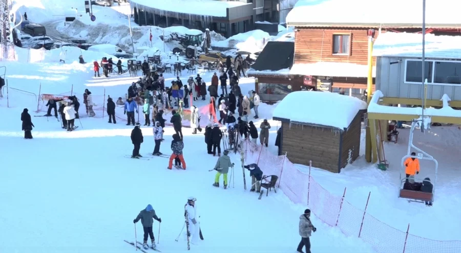 Uludağ'da sömestr hareketliliği yaşanıyor