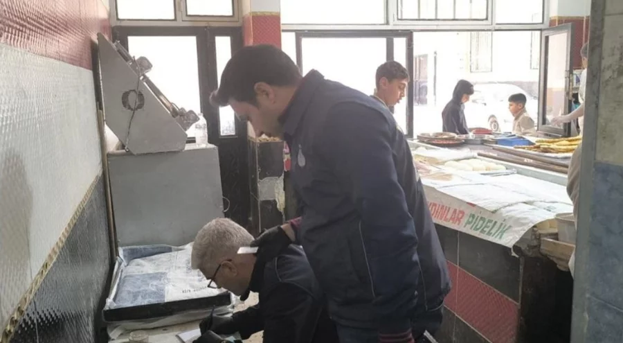 Tezgahında kedi ile farenin gezdiği ekmek fırını ekipleri harekete geçirdi