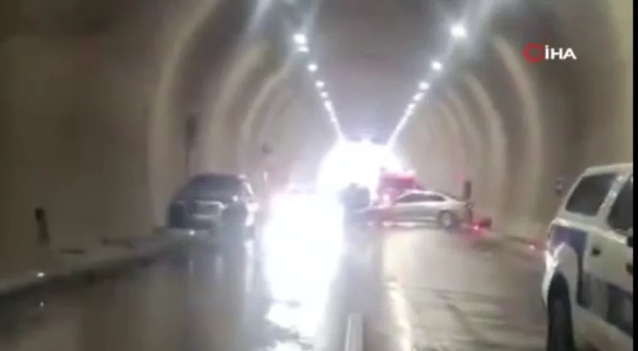 Tünelde can pazarı: Zincirleme kazada 1 ölü, çok sayıda yaralı