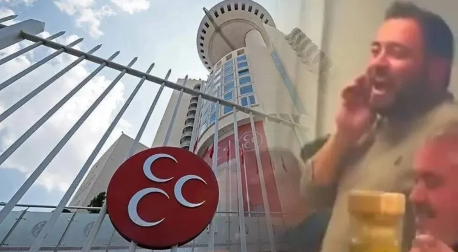 'İçki masasında sela' görüntüleri gündem olan MHP'li meclis üyesi partiden ihraç edildi