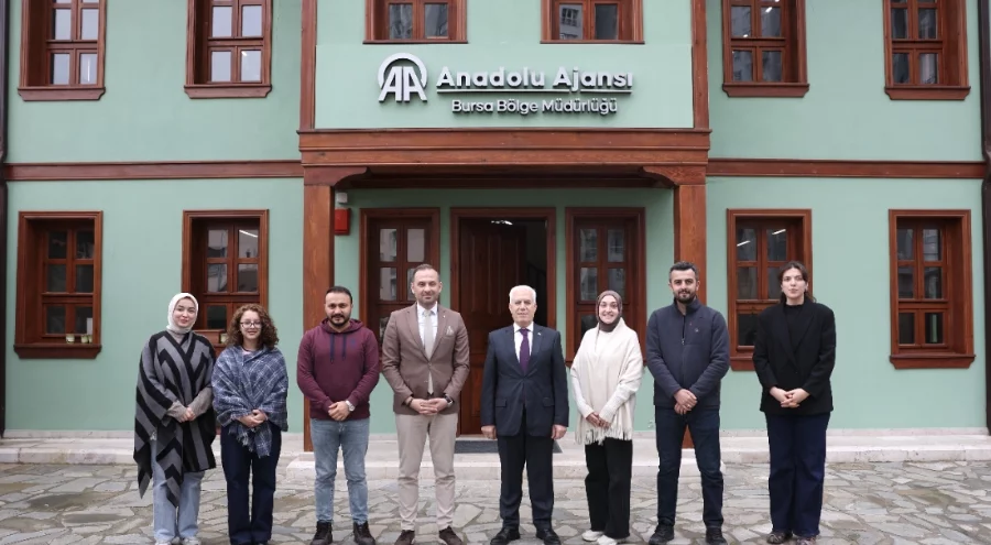 Başkan Bozbey'den AA Bursa Bölge Müdürlüğüne ziyaret