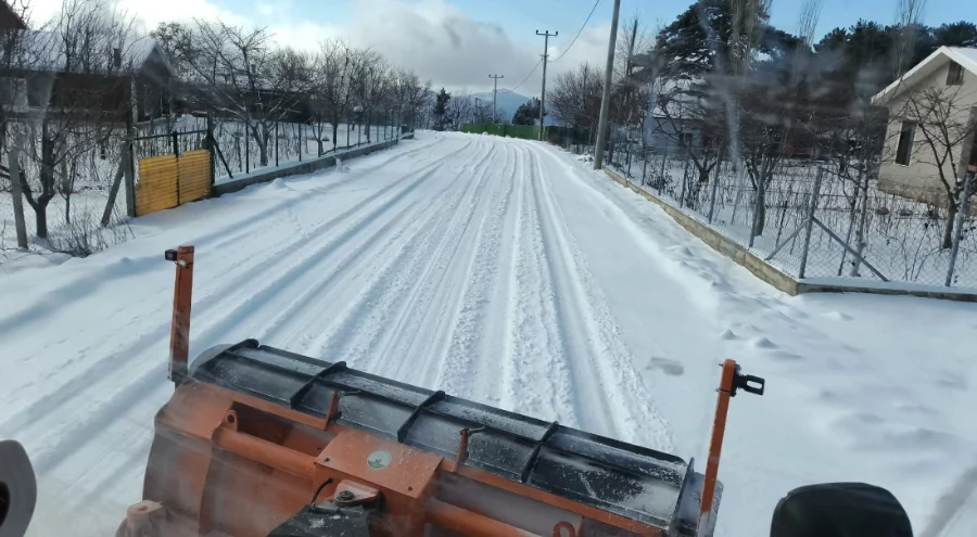 Osmangazi Belediyesi'nden yüksek kesimlerde kar nöbeti