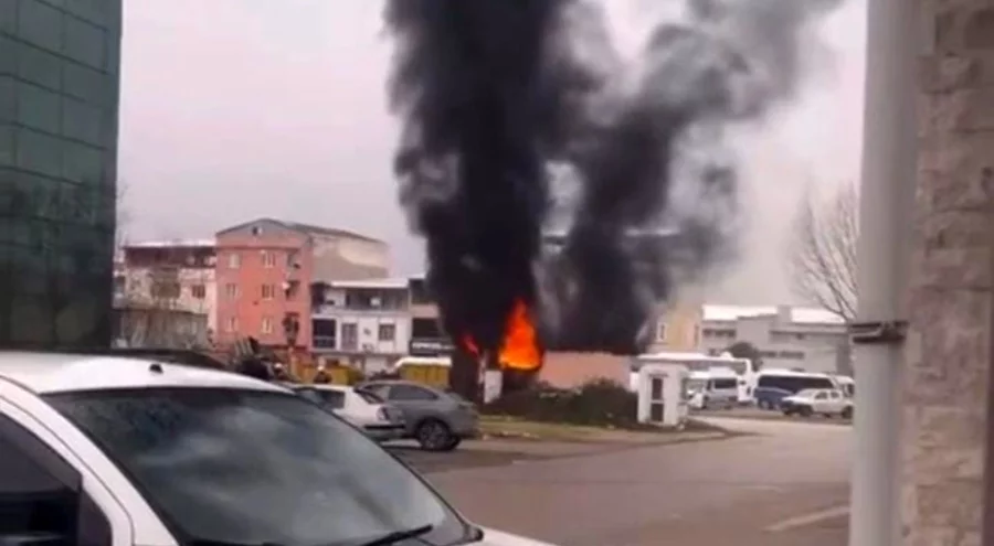 Bursa'da trafo dehşeti! Patlama sonrası yangın paniği