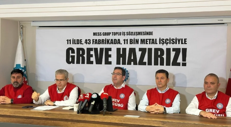 Birleşik Metal-İş, tarih verdi: 11 bin işçi, kademeli olarak greve başlayacak