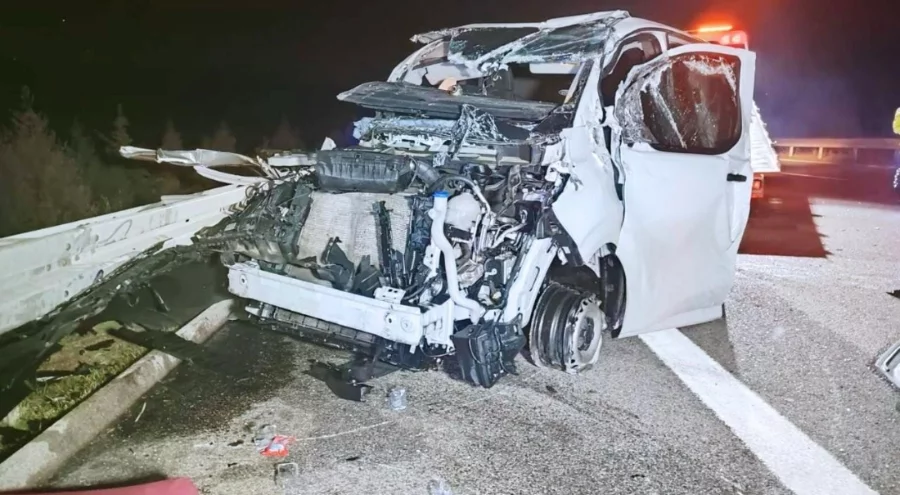 Bursa'da zırhlı araç takla attı! 11 kilo altın sır oldu