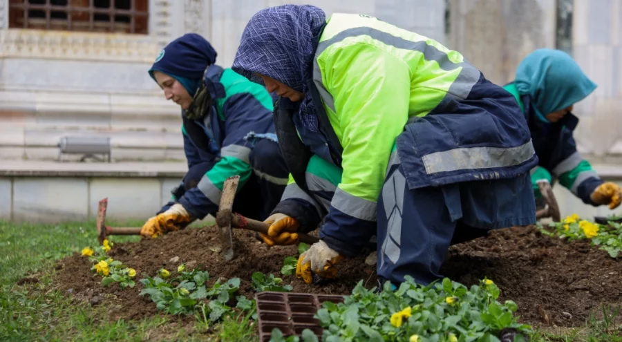 Bursa kış aylarında da bahar havası yaşıyor