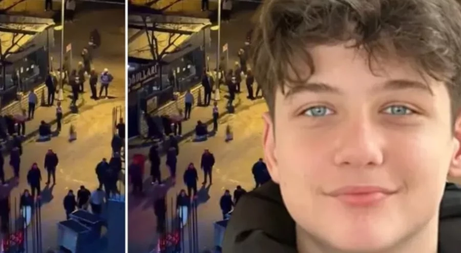 Fenerbahçe tribünlerinde Atlas Çağlayan pankartı