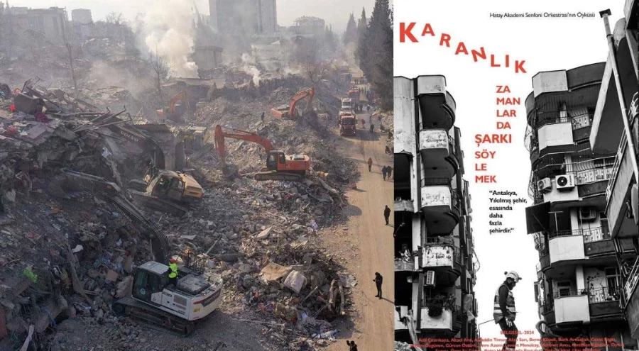 6 Şubat'ın ardından Hatay Akademi Senfoni Orkestrası'nın gösterdiği dayanışma film oldu