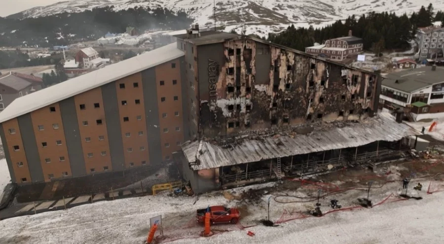 Uludağ'daki otel yangınında birinci kusurlu otel değil ailesiyle can veren kayak hocasının şirketi sayıldı