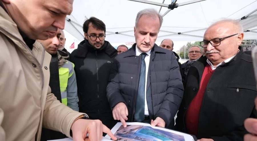 İnegöl Belediyesi yeni havuz için çalışmalara başladı