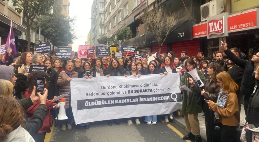 Kadınlar 'Durdona Khokimova' için sokakta!
