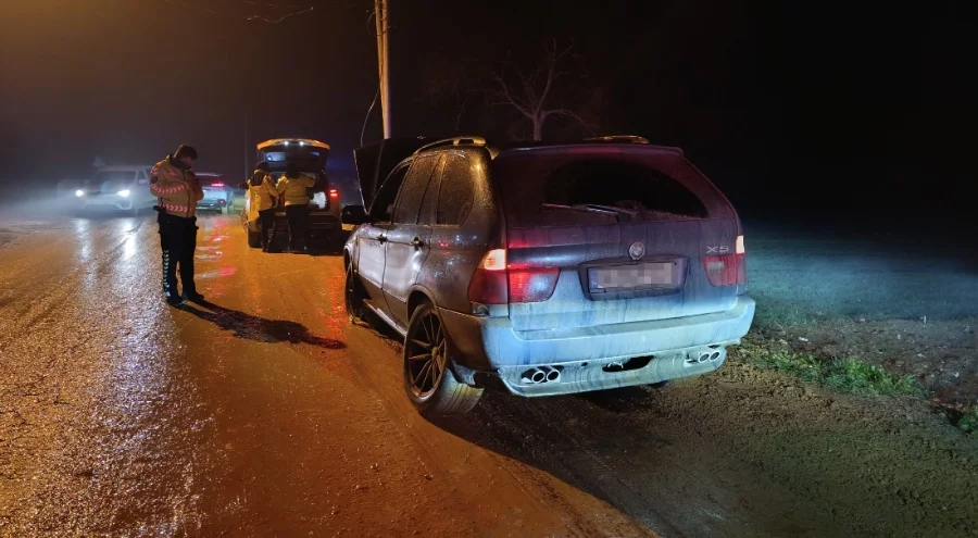 Bursa'da 'dur' ihtarına uymayan alkollü sürücü kaza yapınca yakalandı