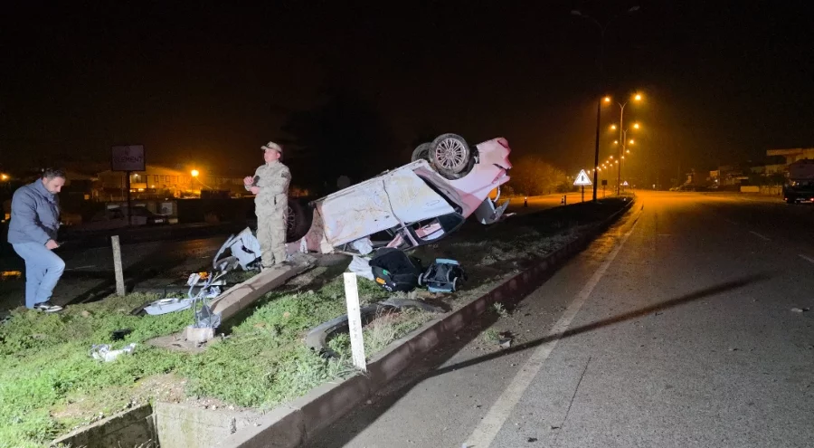 Ece bebeğin can verdiği kaza güvenlik kamerasında