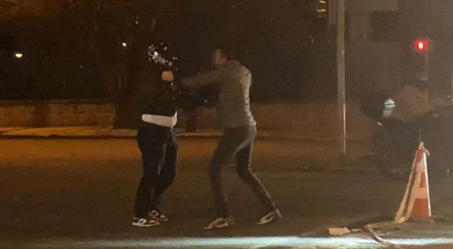 Ankara'da trafikteki kavga kameraya yansıdı