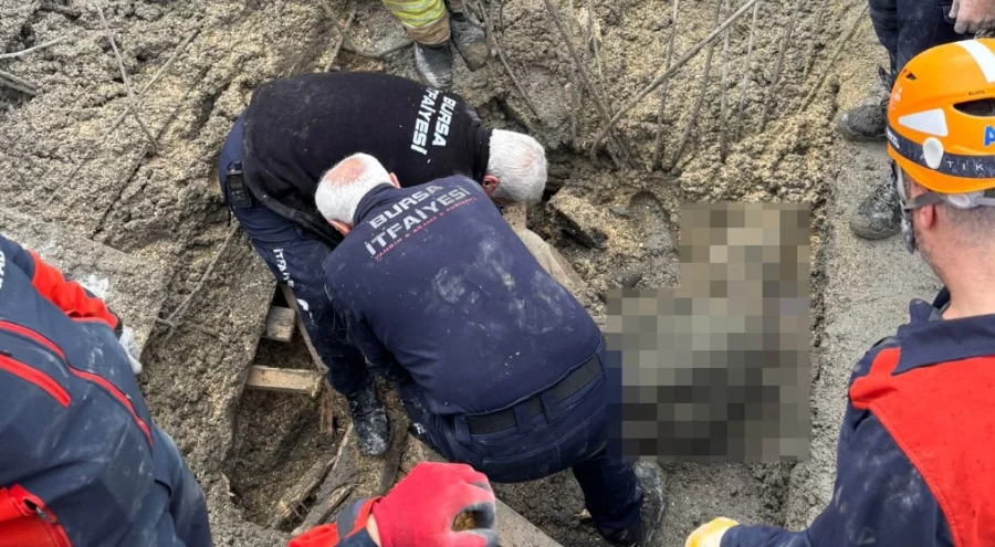 Bursa'da inşaatta göçük: 1 işçi hayatını kaybetti!