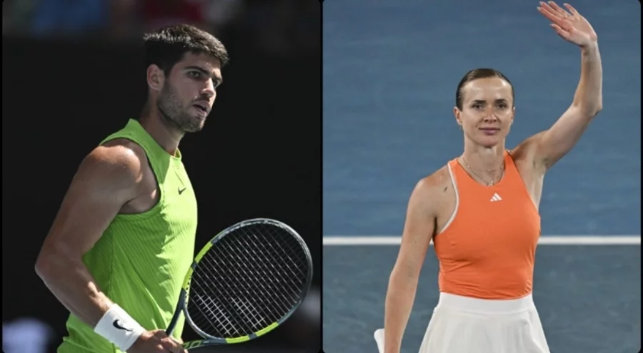 Avustralya Açık'ta Alcaraz ve Svitolina yarı finalde