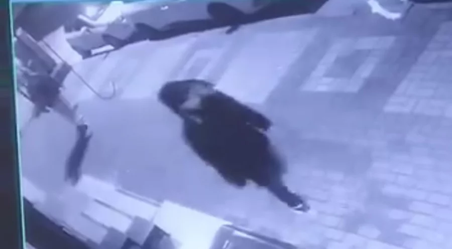 Bursa sokaklarında dehşet! Araçlara zarar verip hiçbir şey olmamış gibi uzaklaştılar